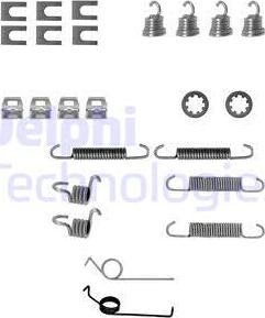 Delphi LY1007 - Accessory Kit, brake shoes car-mod.net