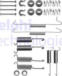 Delphi LY1151 - Accessory Kit, brake shoes car-mod.net
