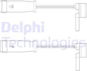 Delphi LZ0153 - Warning Contact, brake pad wear car-mod.net