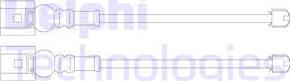 Delphi LZ0201 - Warning Contact, brake pad wear car-mod.net