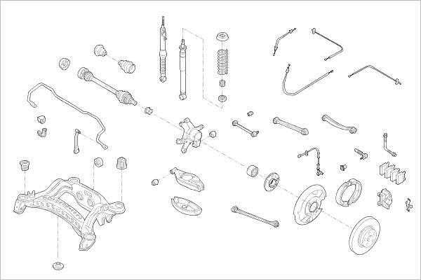 Delphi OE-MERC-000008692-R - Wheel Suspension car-mod.net