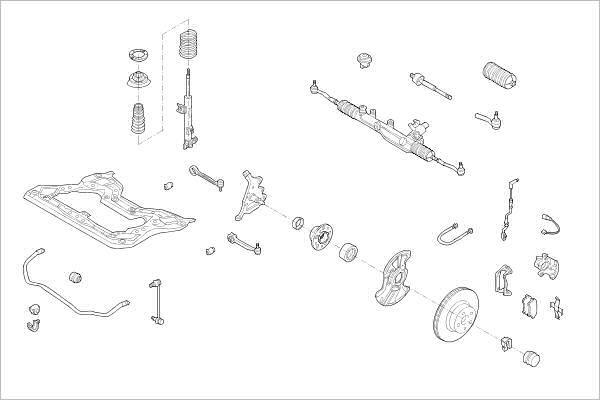 Delphi OE-MERC-000018718-F - Wheel Suspension car-mod.net