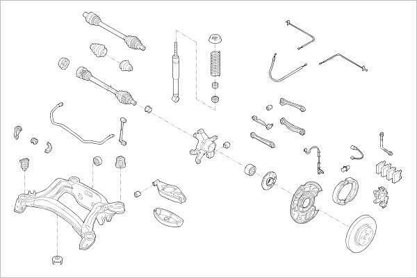 Delphi OE-MERC-000015108-R - Wheel Suspension car-mod.net