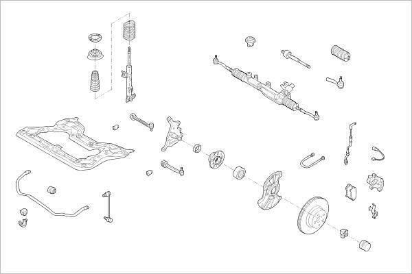 Delphi OE-MERC-000015108-F - Wheel Suspension car-mod.net