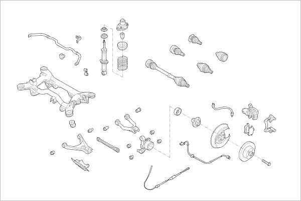 Delphi OE-VW-000015786-R - Wheel Suspension car-mod.net