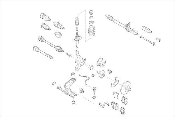 Delphi OE-VW-000001900-F - Wheel Suspension car-mod.net
