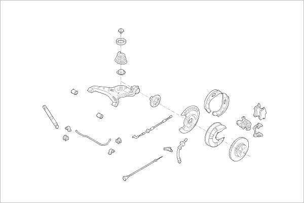 Delphi OE-VW-000017365-R - Wheel Suspension car-mod.net