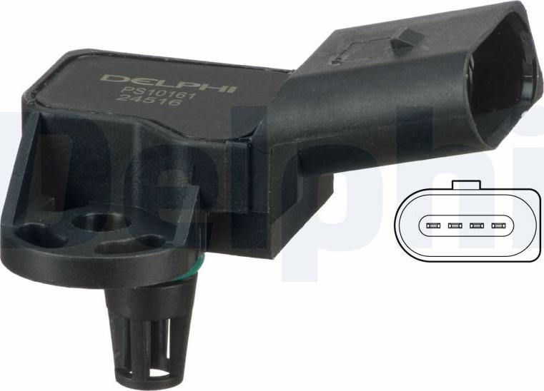 Delphi PS10161 - Sensor, intake manifold pressure car-mod.net