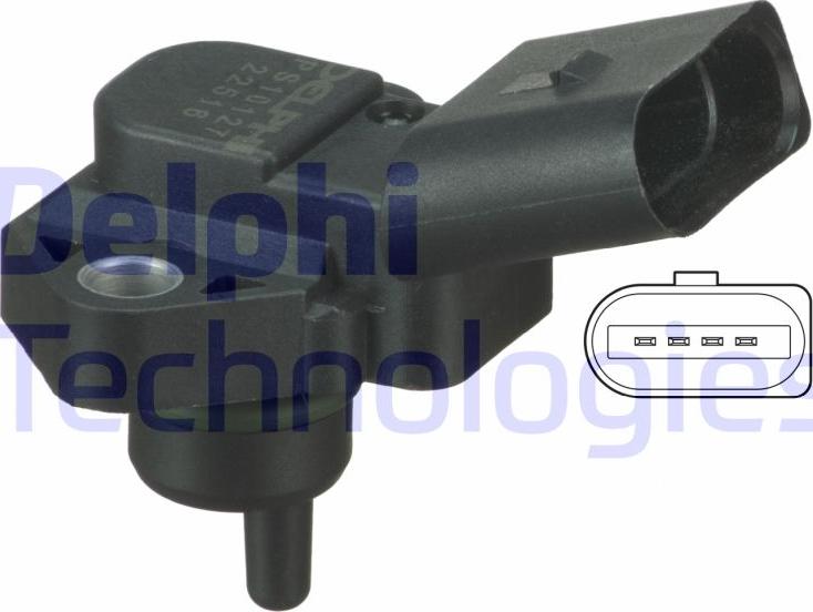 Delphi PS10127 - Sensor, boost pressure car-mod.net