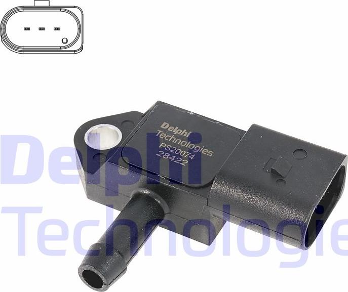 Delphi PS20074-12B1 - Sensor, intake manifold pressure car-mod.net