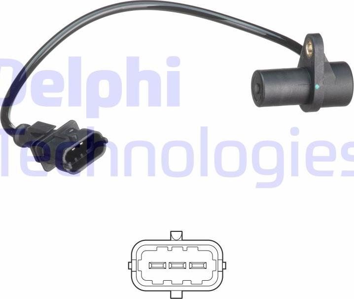 Delphi SS11491 - Crankshaft position sensor, RPM car-mod.net