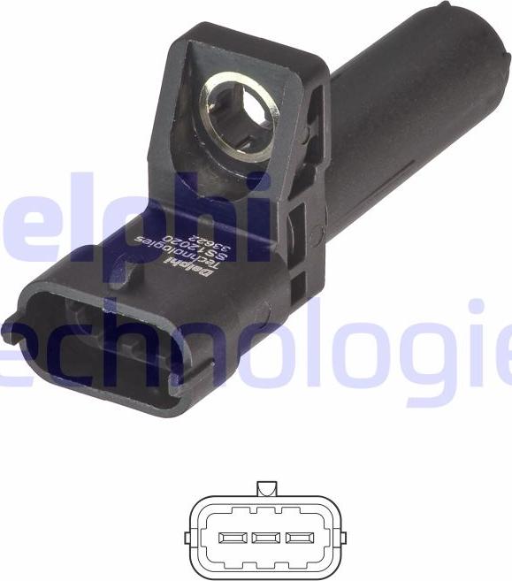 Delphi SS12020-11B1 - Crankshaft position sensor, RPM car-mod.net