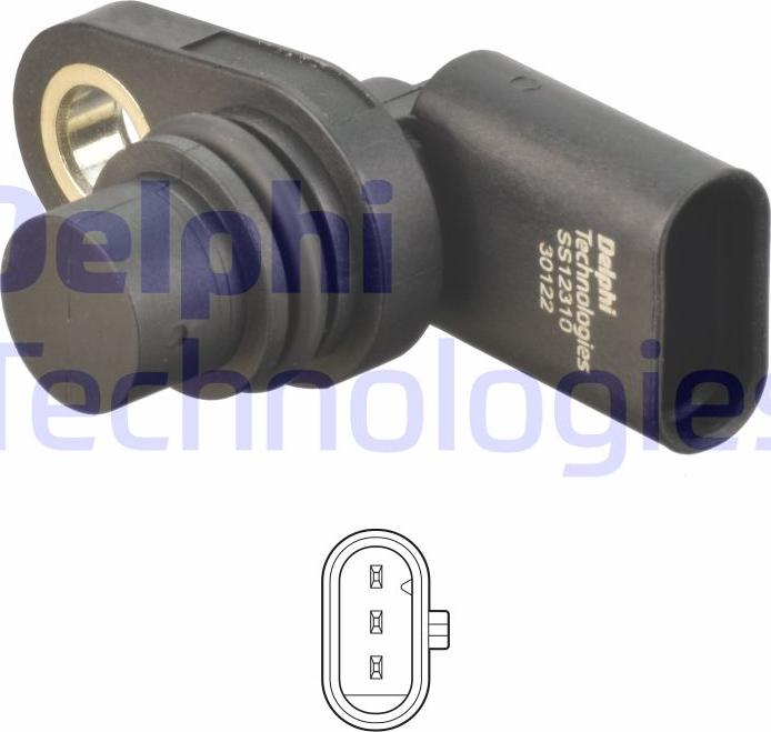 Delphi SS12310-12B1 - Camshaft position Sensor car-mod.net
