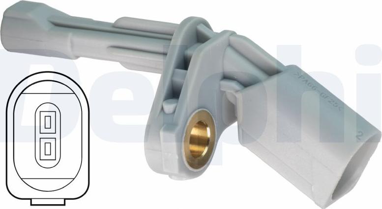 Delphi SS20571 - ABS sensor, wheel speed car-mod.net