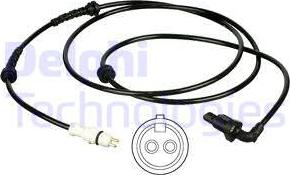 Delphi SS20347 - ABS sensor, wheel speed car-mod.net