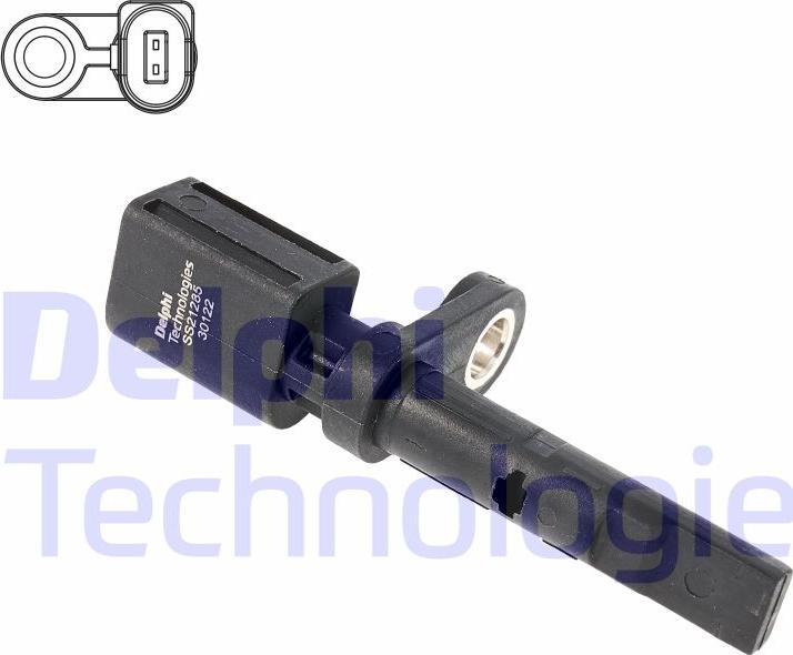 Delphi SS21285-12B1 - ABS sensor, wheel speed car-mod.net