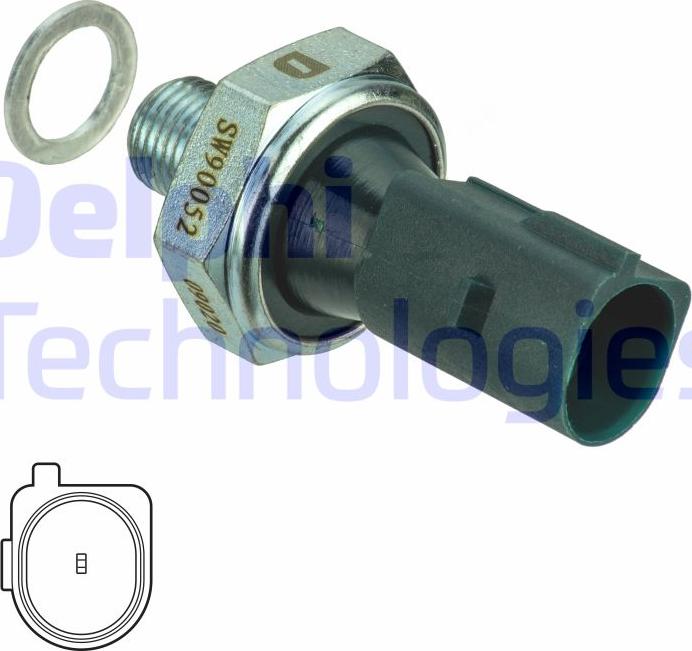 Delphi SW90052 - Sender Unit, oil pressure car-mod.net