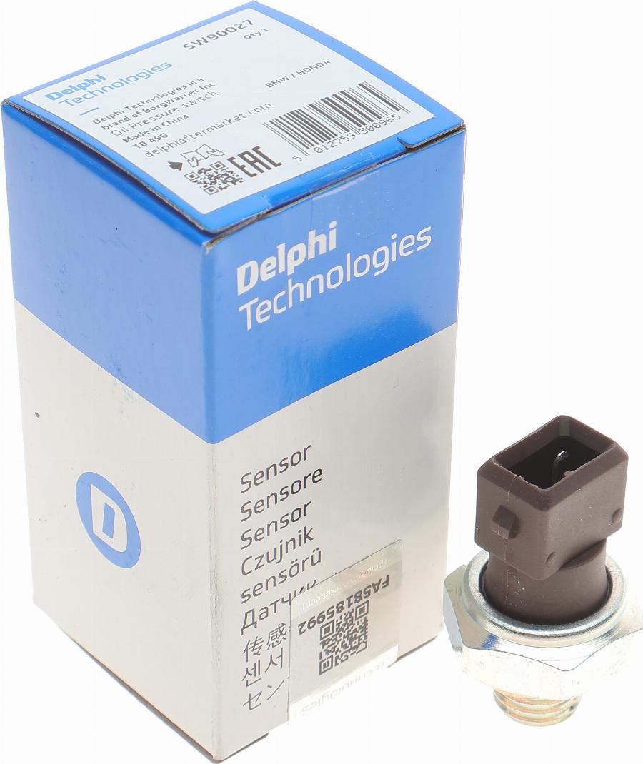 Delphi SW90027 - Sender Unit, oil pressure car-mod.net