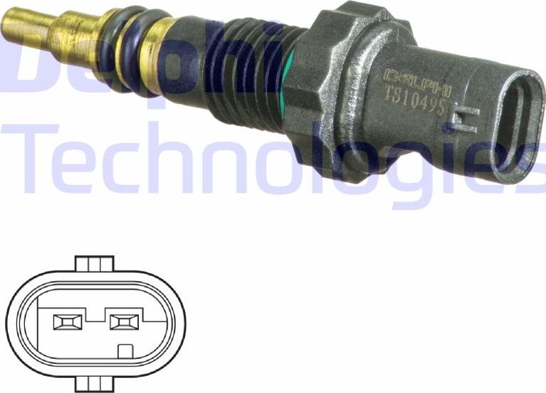 Delphi TS10495 - Coolant temperature Sensor car-mod.net