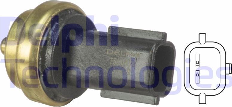 Delphi TS10458 - Coolant temperature Sensor car-mod.net