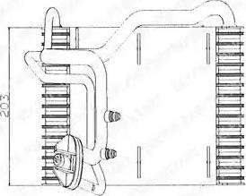 Delphi TSP0525005 - Evaporator, air conditioning car-mod.net
