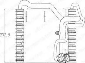Delphi TSP0525018 - Evaporator, air conditioning car-mod.net