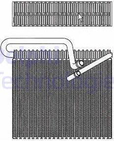 Delphi TSP0525148 - Evaporator, air conditioning car-mod.net