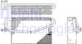 Delphi TSP0525188 - Evaporator, air conditioning car-mod.net