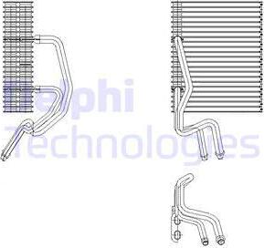 Delphi TSP0525177 - Evaporator, air conditioning car-mod.net