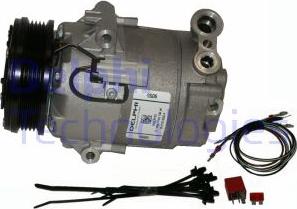 Delphi TSP0155458 - Compressor, air conditioning car-mod.net