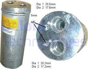 Delphi TSP0175327 - Dryer, air conditioning car-mod.net