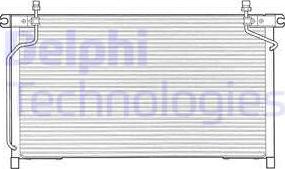 Delphi TSP0225472 - Condenser, air conditioning car-mod.net
