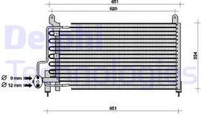 Delphi TSP0225049 - Condenser, air conditioning car-mod.net