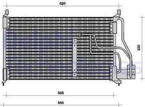 Delphi TSP0225048 - Condenser, air conditioning car-mod.net