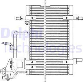 Delphi TSP0225011 - Condenser, air conditioning car-mod.net