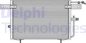 Delphi TSP0225083 - Condenser, air conditioning car-mod.net