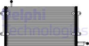 Delphi TSP0225072 - Condenser, air conditioning car-mod.net