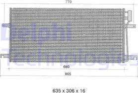 Delphi TSP0225393 - Condenser, air conditioning car-mod.net