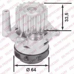 Delphi WP2428 - Water Pump car-mod.net