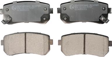 Denckermann B110965 - Brake Pad Set, disc brake car-mod.net
