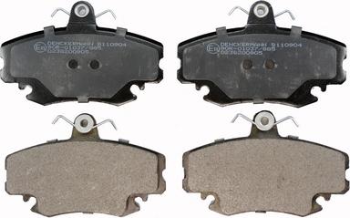 Denckermann B110904 - Brake Pad Set, disc brake car-mod.net