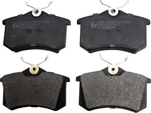 Denckermann B110041 - Brake Pad Set, disc brake car-mod.net