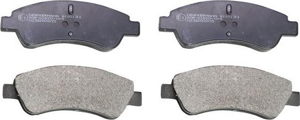 Denckermann B110131 - Brake Pad Set, disc brake car-mod.net