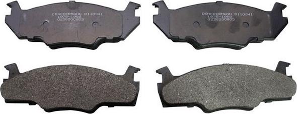 Denckermann B110841 - Brake Pad Set, disc brake car-mod.net