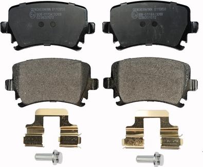Denckermann B110859 - Brake Pad Set, disc brake car-mod.net