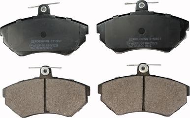 Denckermann B110867 - Brake Pad Set, disc brake car-mod.net