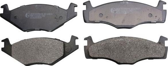 Denckermann B110833 - Brake Pad Set, disc brake car-mod.net