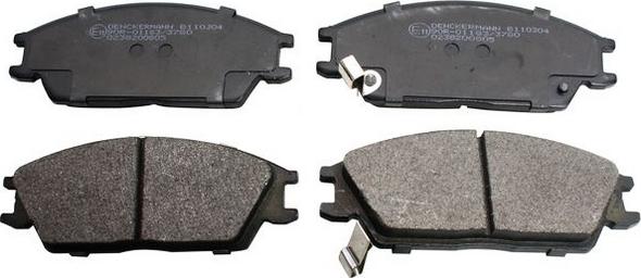 Denckermann B110304 - Brake Pad Set, disc brake car-mod.net