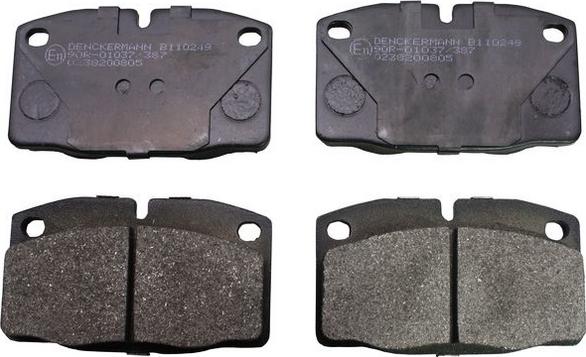 Denckermann B110249 - Brake Pad Set, disc brake car-mod.net