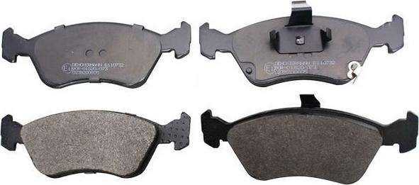 Denckermann B110732 - Brake Pad Set, disc brake car-mod.net